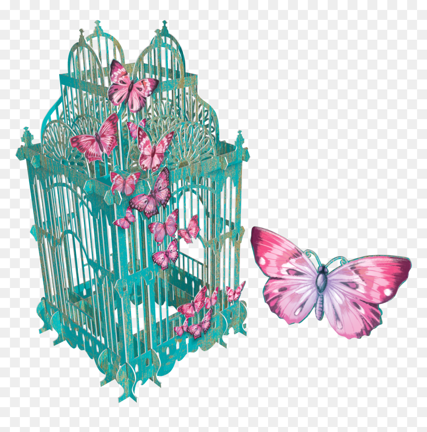 Greeting Card, HD Png Download - butterfly png 3d images