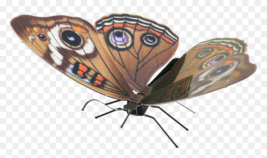 Metal Earthe Butterflies, HD Png Download - butterfly png 3d images