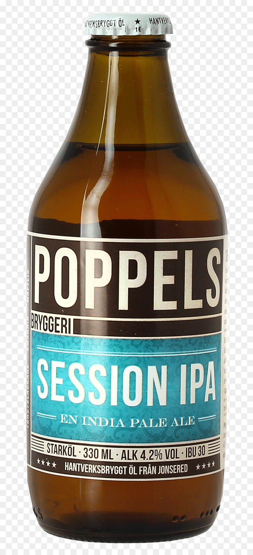 Poppelmans Nya Världens India Pale Ale, HD Png Download - kingfisher beer bottle png