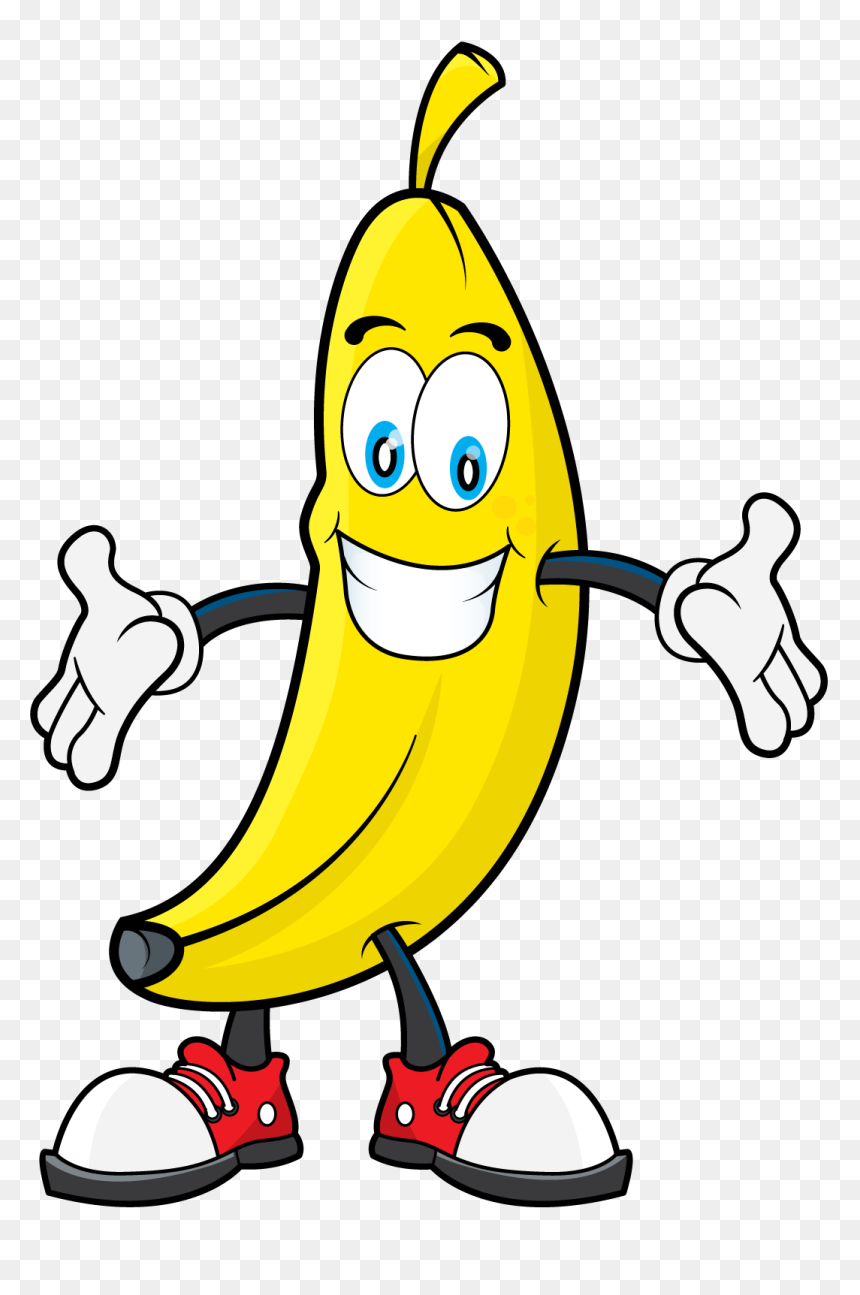 Free Banana Topbanana Bananaclipart - Clipart Picture Of Banana, HD Png Download - wedding caricature png