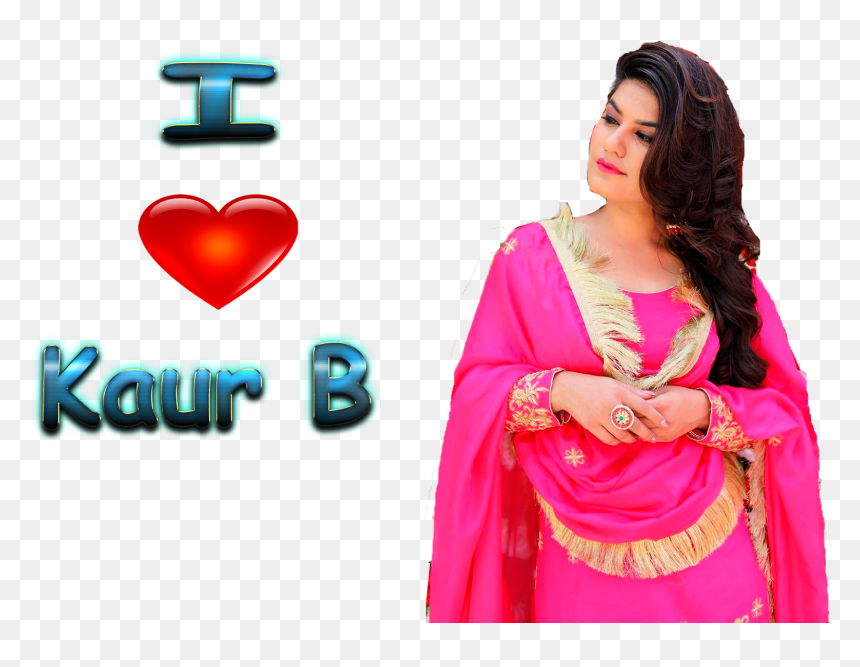 Kaur B Png Free Background - Heart, Transparent Png - punjabi dress png