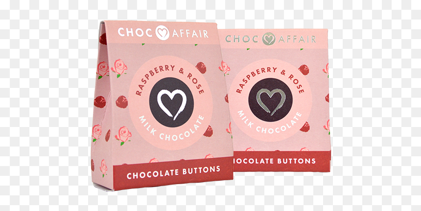 Raspberry & Rose Milk Chocolate Buttons - Circle, HD Png Download - rose milk png