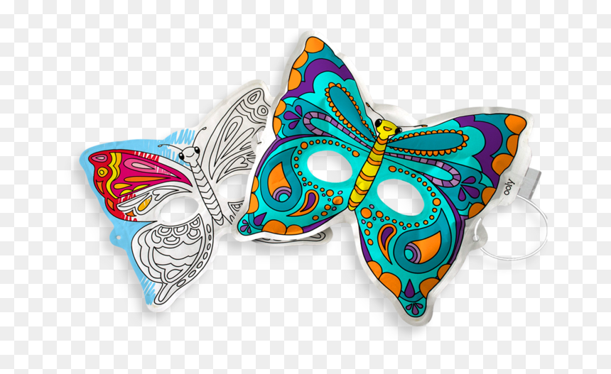 Mask, HD Png Download - butterfly png 3d images