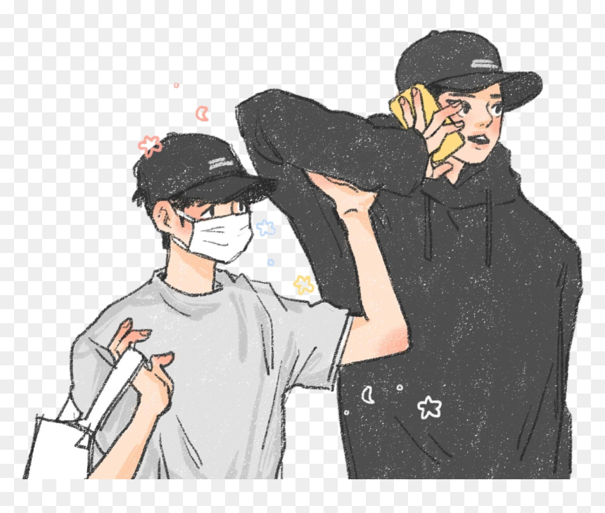 Chanbaek Png Fanart ♡ - Fanart Chanbaek, Transparent Png - hip hop cap png
