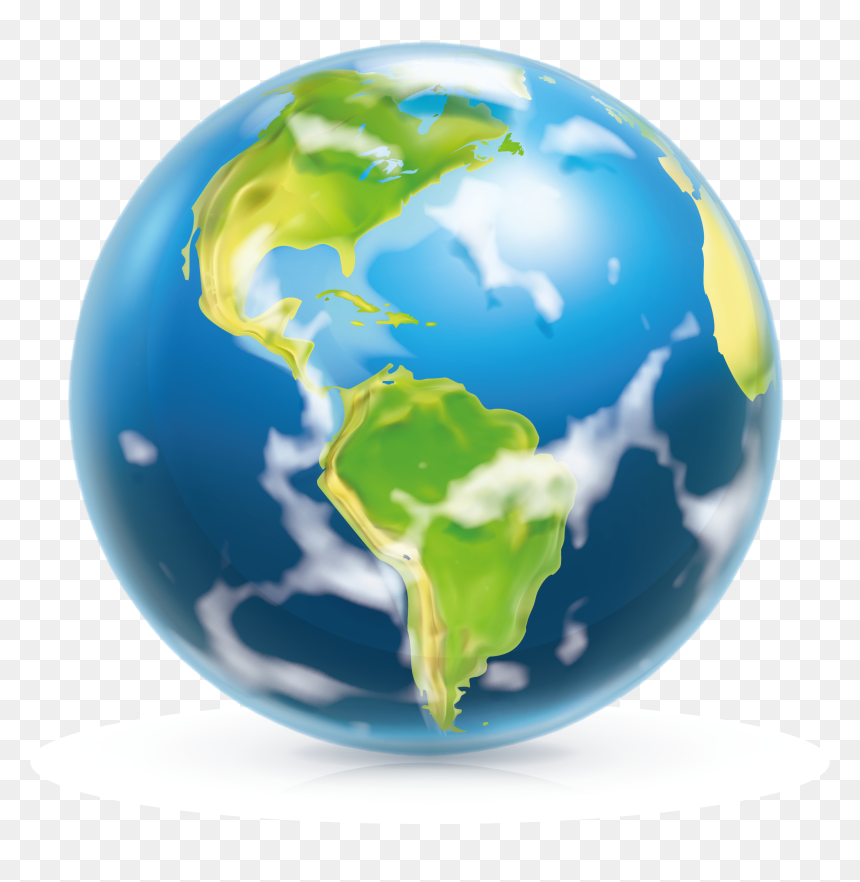 Earth Space Cartoon Clip Art - Cartoon Earth From Space, HD Png Download - earth png images
