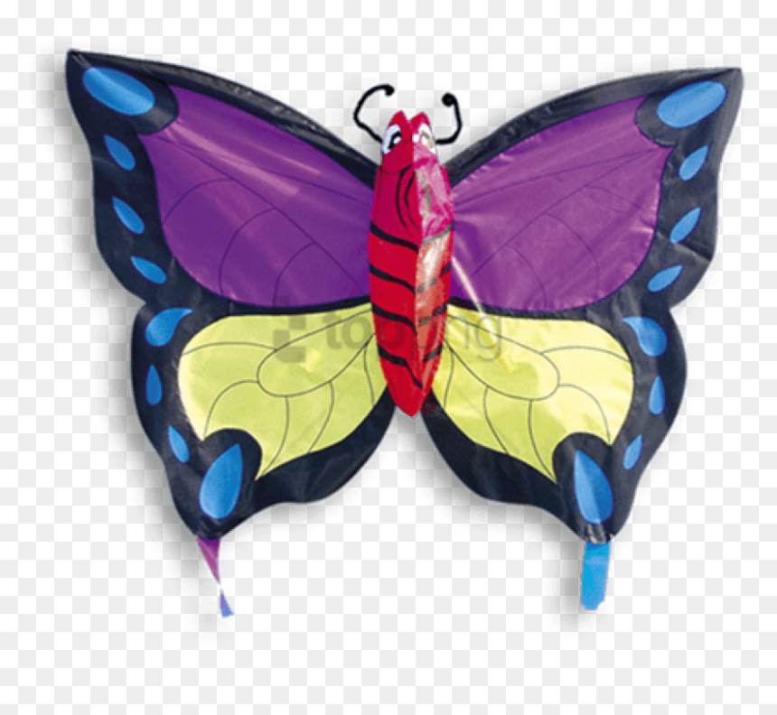 Free Png Rosa Fjärill Delta 3d Drake Från Dida Kites - Mariposa En Forma De Cometa, Transparent Png - butterfly png 3d images