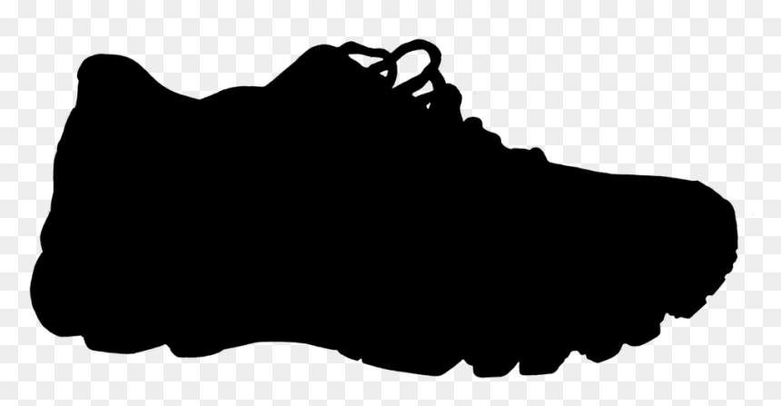 Running Shoes Silhouette, HD Png Download - sport shoes png