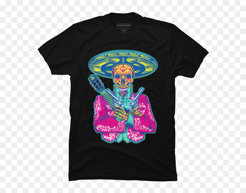 One Colour T Shirt Design - Mariachi, HD Png Download - tshirt design png