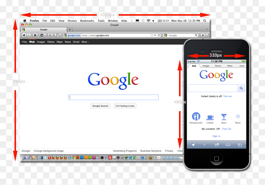 Desktop Vs Mobile Browser Size - Crop Print Screen On Word, HD Png Download - mobilepng
