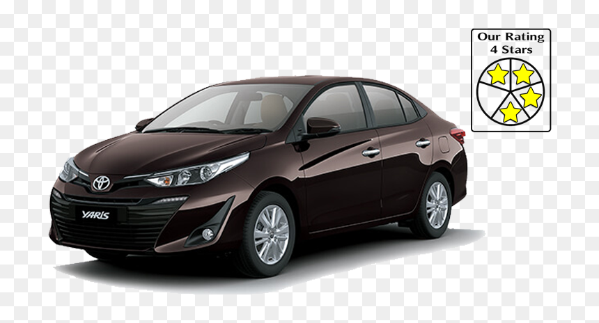 Toyota Yaris - Toyota Yaris Black Colour, HD Png Download - indian cars png