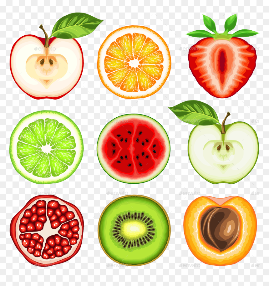 Fruits Transparent Slice - Obst Scheibe, HD Png Download - mango slice png