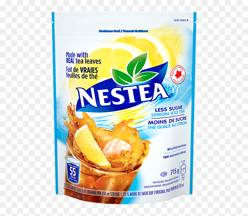 Nestea Lemon Iced Tea Mix, HD Png Download - real leaves png