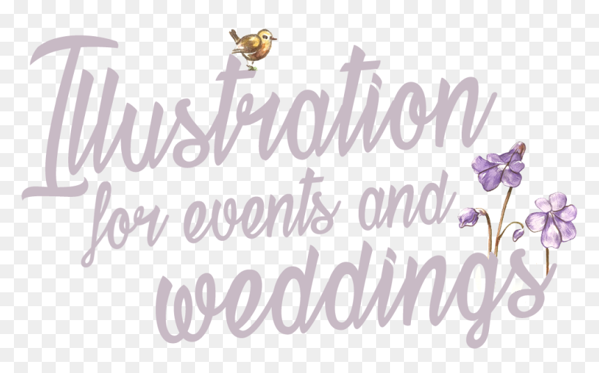 Fully Responsive"
 Class="img-responsive - Lavender, HD Png Download - wedding caricature png