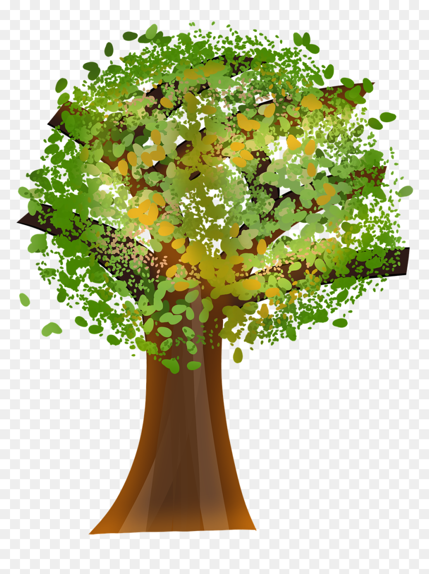 Illustration, HD Png Download - green trees png