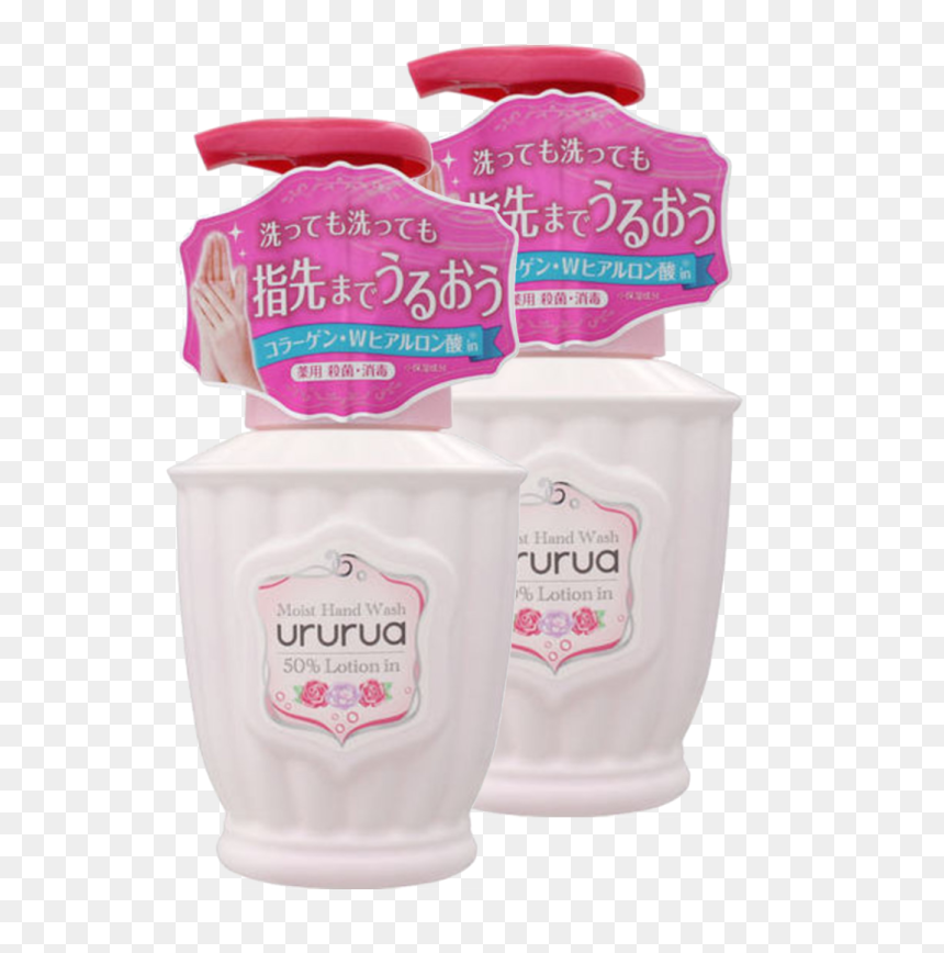 Ururua Milk & Rose Moist Hand Wash X2, HD Png Download - rose milk png