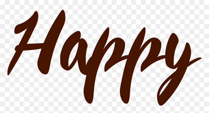 Colourful Birthday Card - Calligraphy, HD Png Download - colourful png