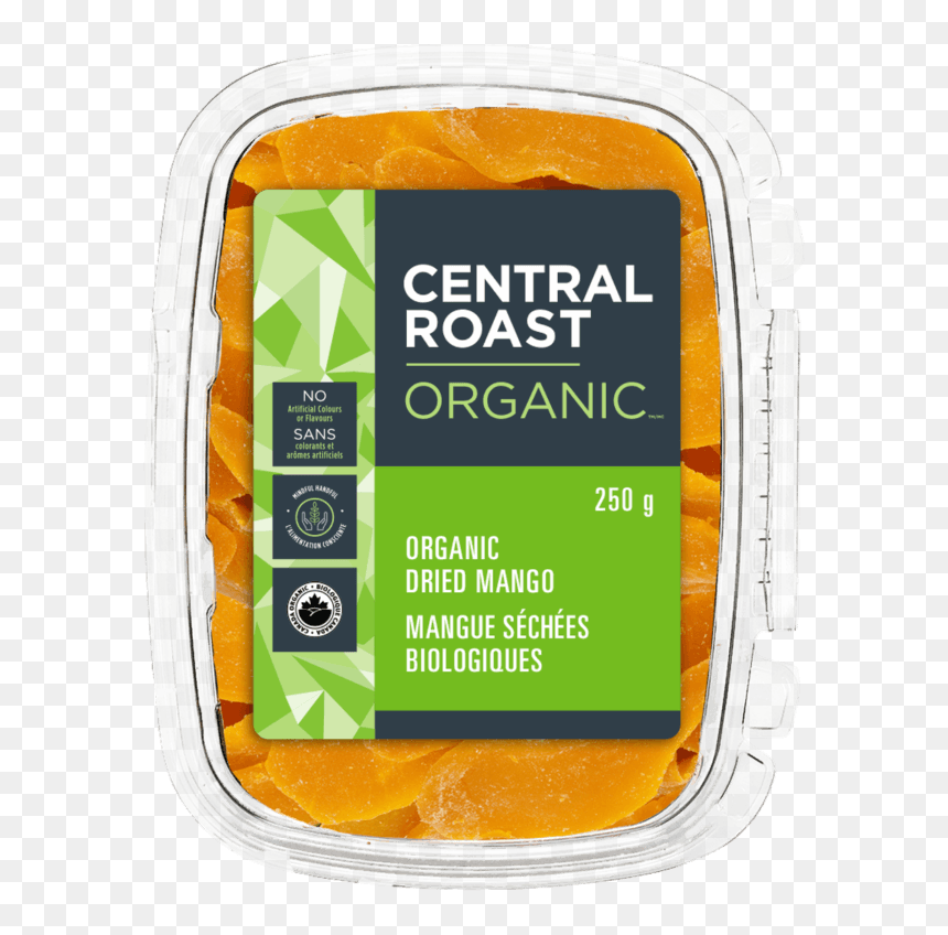 Organic Dried Mango - Central Roast Energy Cubes, HD Png Download - raw mango png