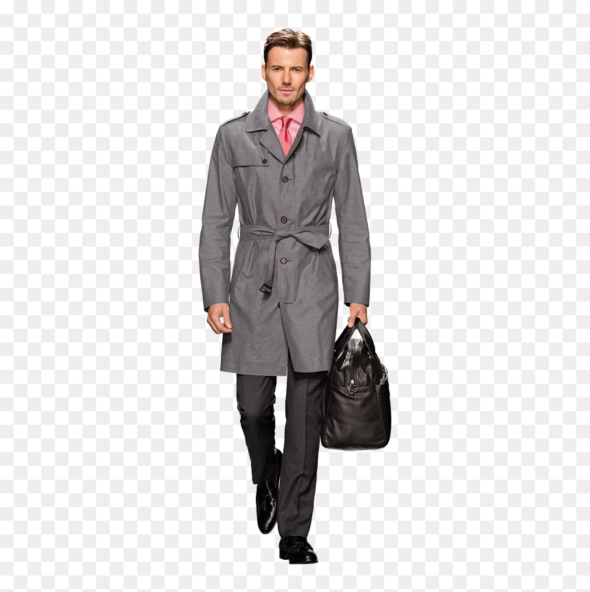 Spring Coat Png Download Image - Male Fashion Model Png, Transparent Png - men model png