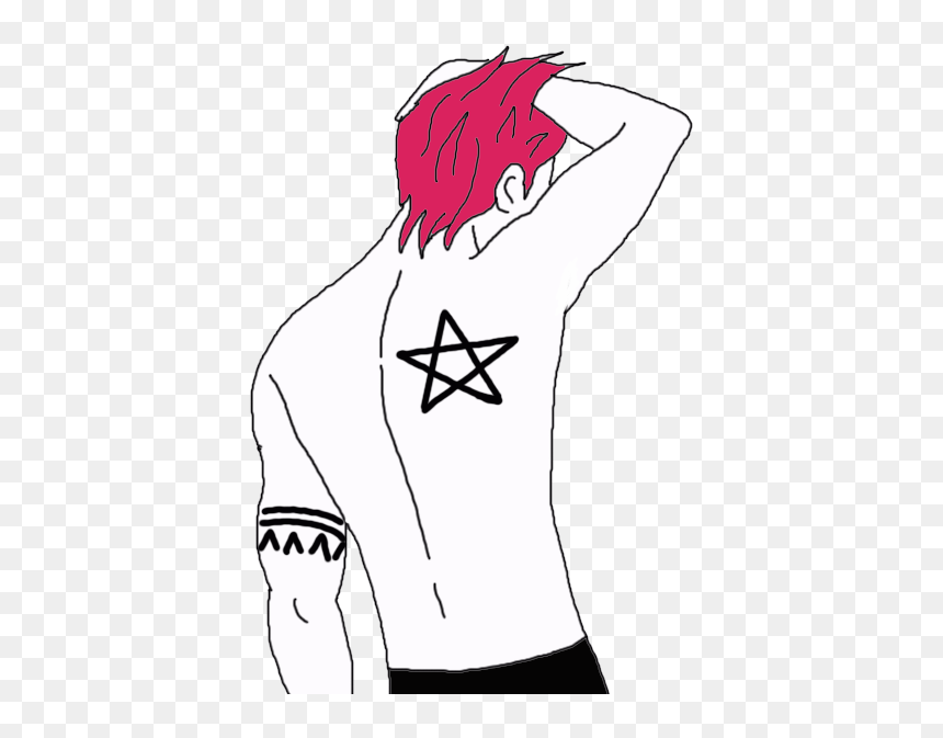 Tattoo - Cartoon, HD Png Download - colour arm tattoo png
