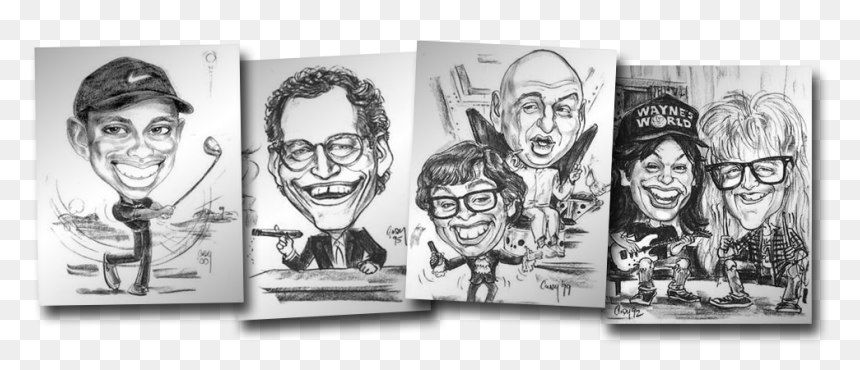Memories Of The Visit Caricature, HD Png Download - wedding caricature png