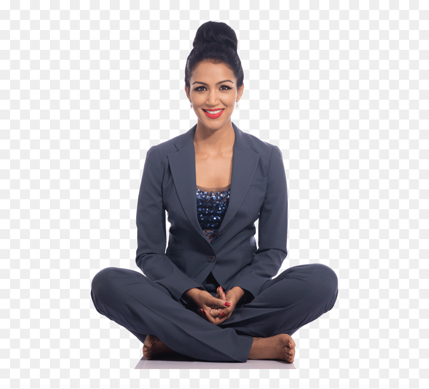 Sitting, HD Png Download - indian lady png