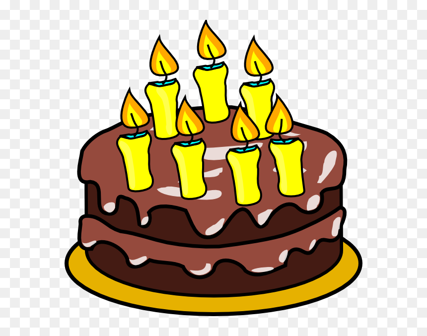 Chocolate Cake Clipart Png Format - Clipart Chocolate Cake Birthday, Transparent Png - cack png