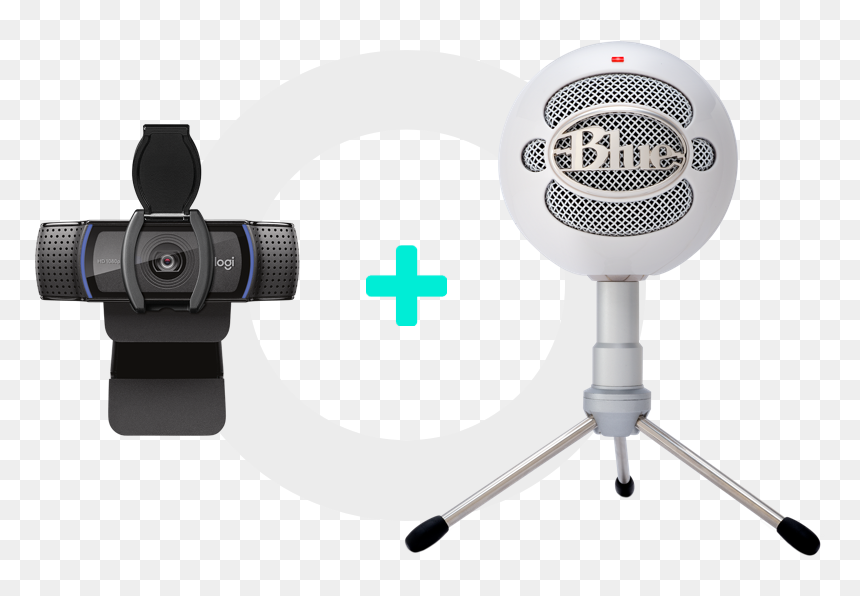 Instant Creator Studio - Microfono Blue Snowball Ice, HD Png Download - mic with stand png