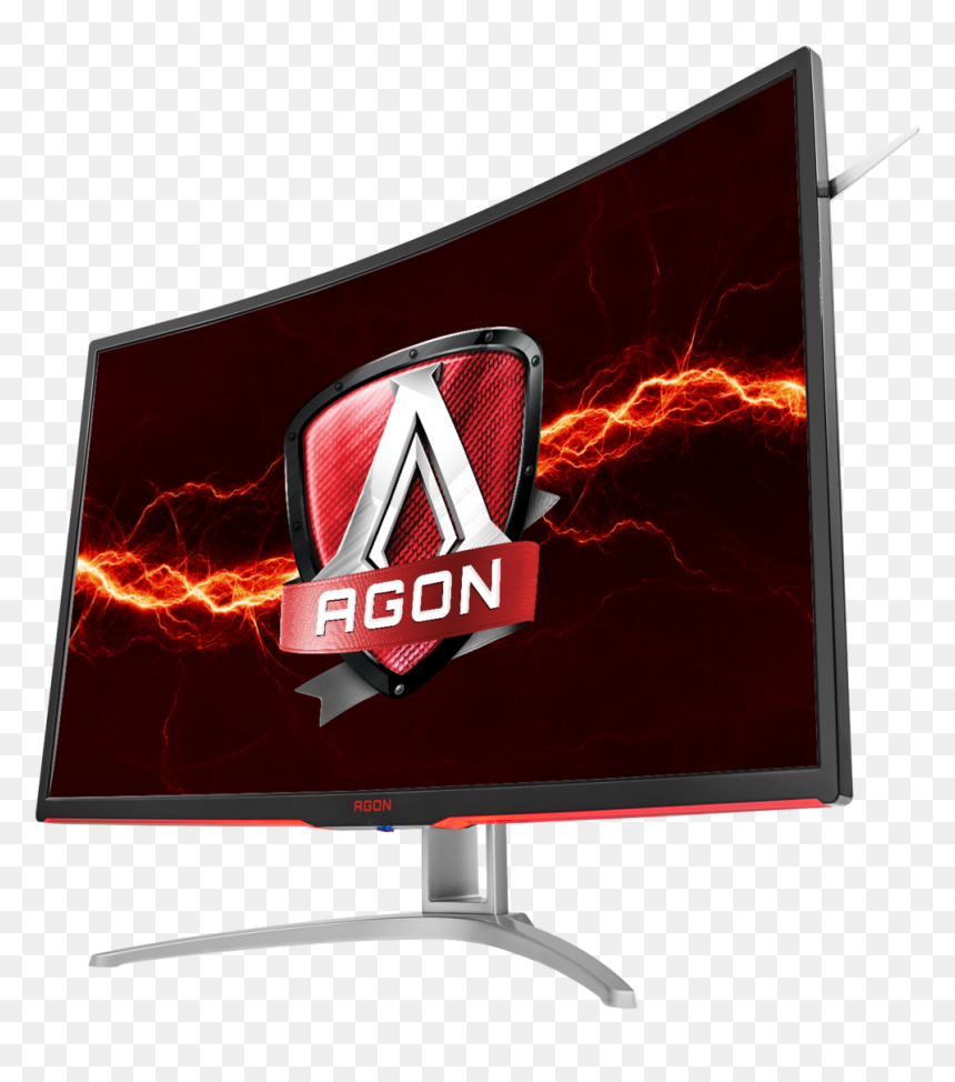 Aoc 144hz Monitor Curved, HD Png Download - monitor png images