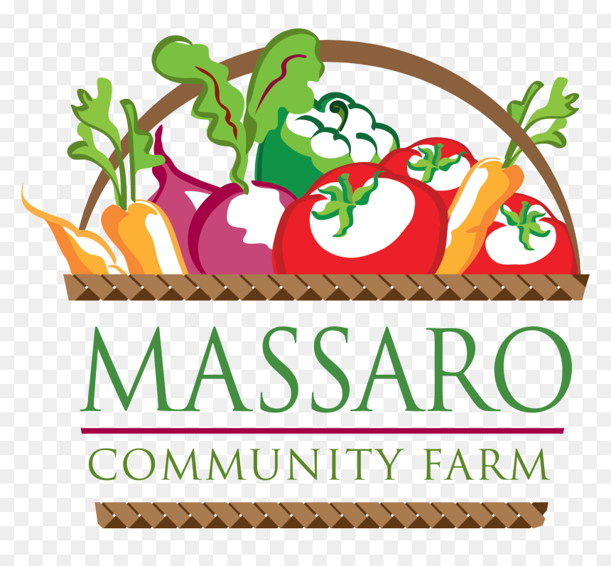 Vegetable Basket Logo By Floy Rodriguez - Massaro Community Farm, HD Png Download - vegetable basket png