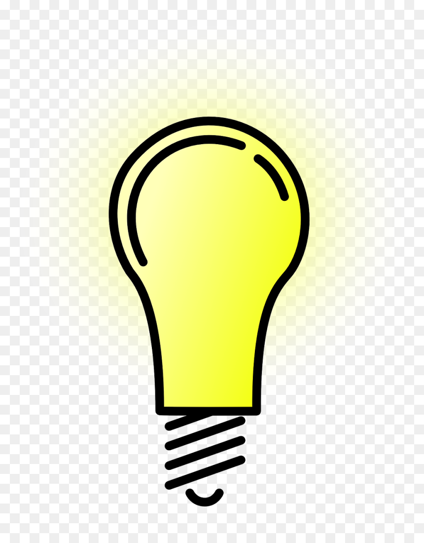 Transparent Background Lightbulb Clipart, HD Png Download - bulb.png