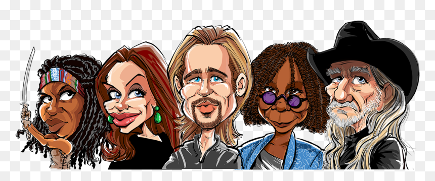 Crowd Caricature, HD Png Download - caricature body png