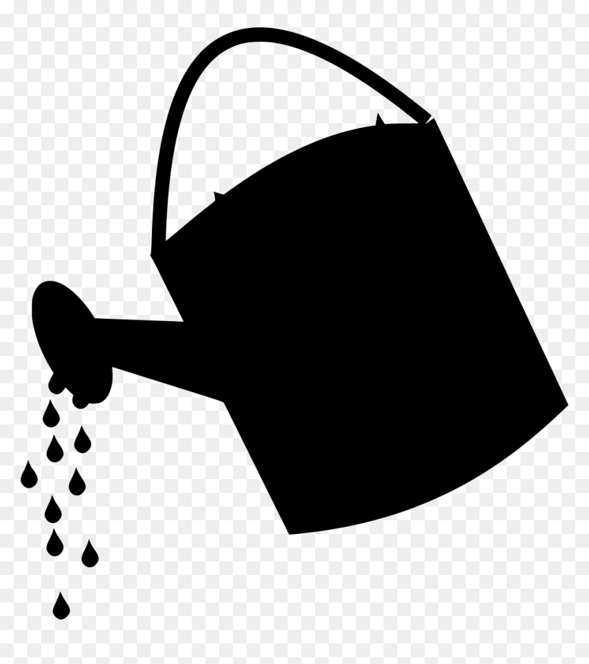 Water Can Pouring Water Png, Transparent Png - water pot png