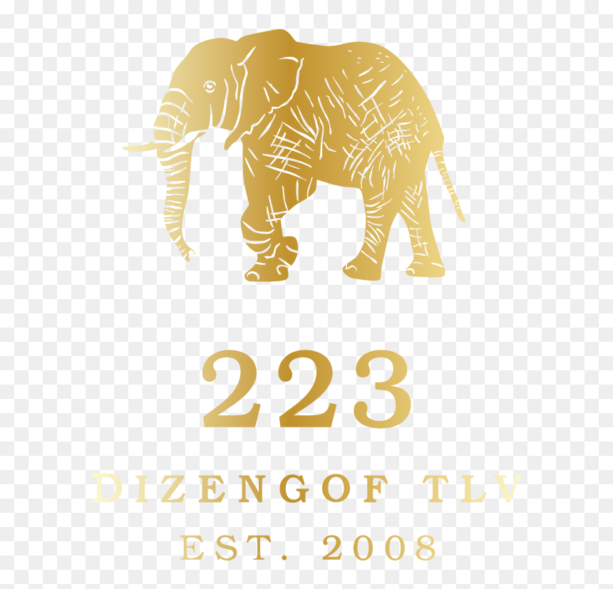 Monkey Businiess Logos Gold -04 - Indian Elephant, HD Png Download - indian monkey png