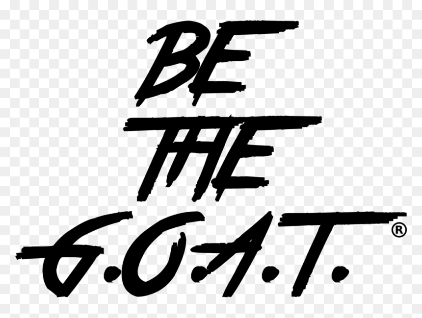 New Be The Goat Iso Copy 2 - Goat Text, HD Png Download - goat images png