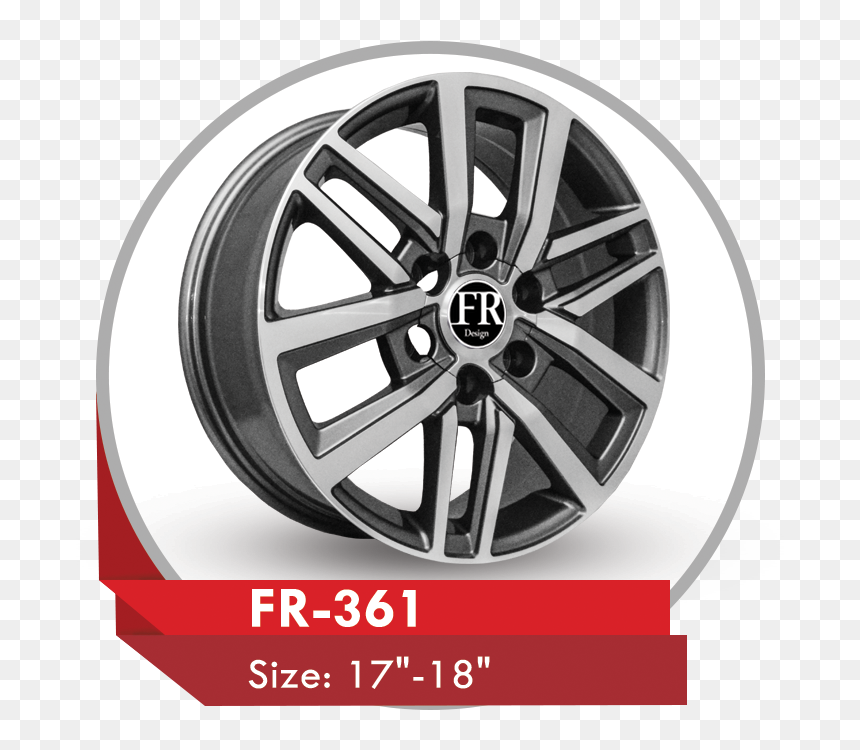 Fr-361 Alloy Wheel For Toyota Hilux Truck And Fortuner - Alloy Wheels In Oman, HD Png Download - fortuner car png