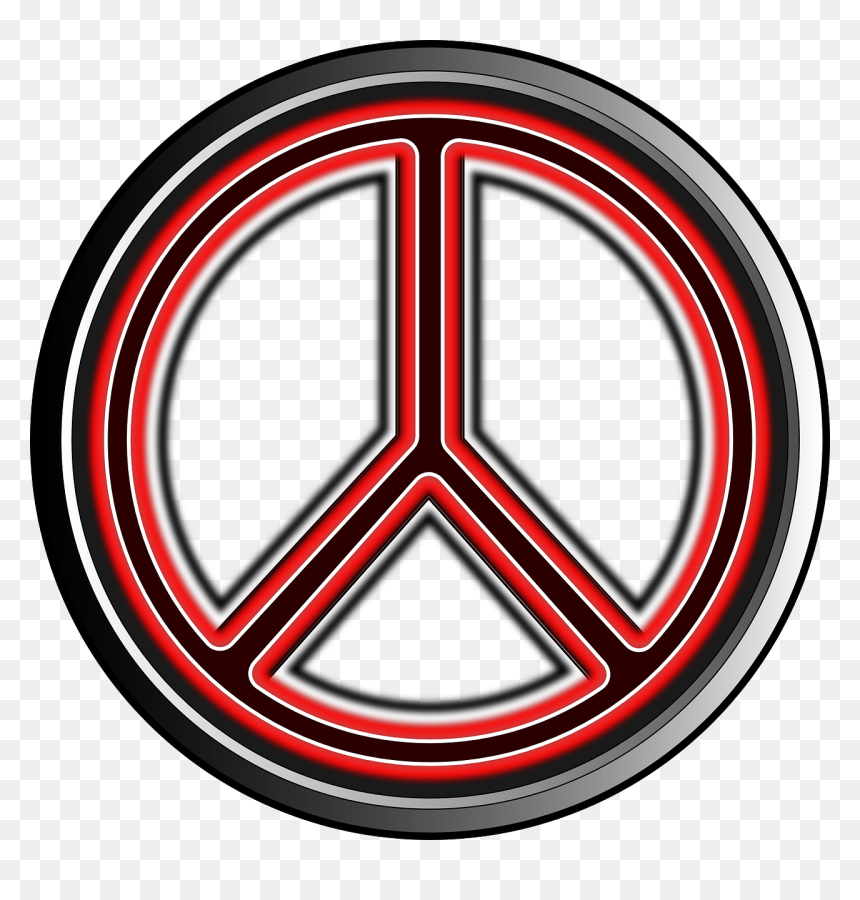 Hippy Logo, HD Png Download - peace logo png