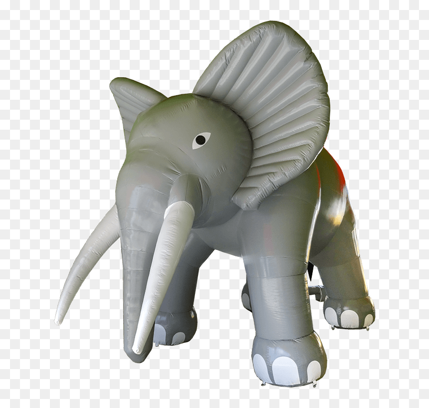 3d Inflatable Elephant - Indian Elephant, HD Png Download - indian monkey png