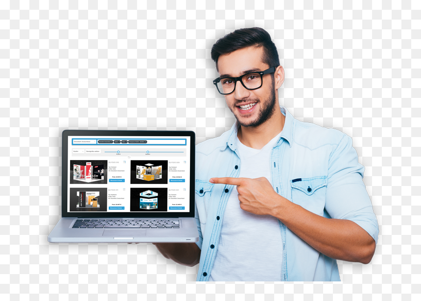 Iifl Demat Account Logo, HD Png Download - man with laptop png