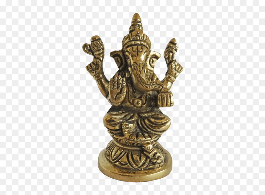 Bronze Sculpture, HD Png Download - god ganapathi png