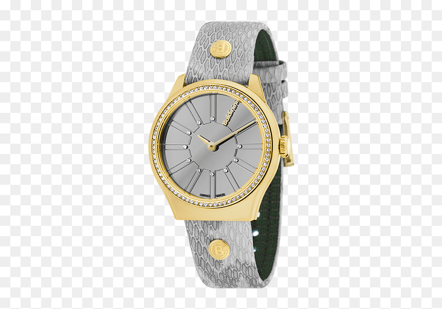 Lady Adria Stone Gold Grey - Watch, HD Png Download - ladies watches png