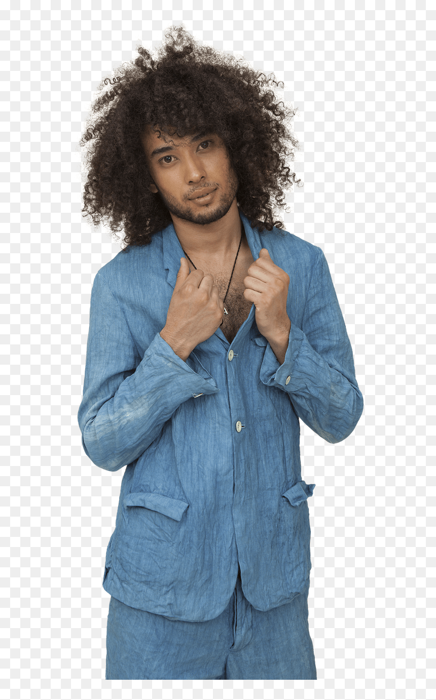 Men - Afro, HD Png Download - men model png