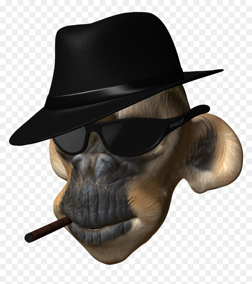 Fedora, HD Png Download - indian monkey png