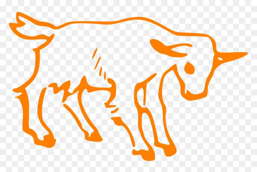 Outline Of A Goat, HD Png Download - goat images png
