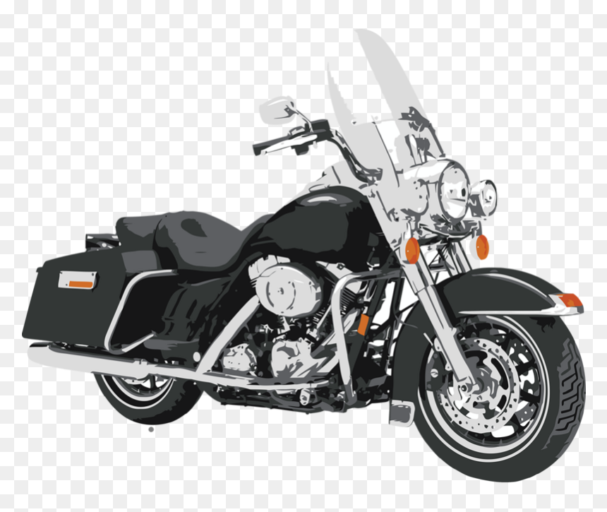 Transparent Motorbike Png - Harley Davidson Road King Classic, Png Download - motor bike png
