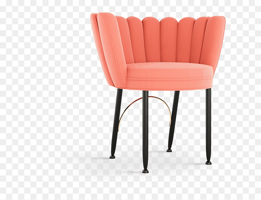 Angel Dining Chair Deluxe Piece Glamorous - Club Chair, HD Png Download - chair top png