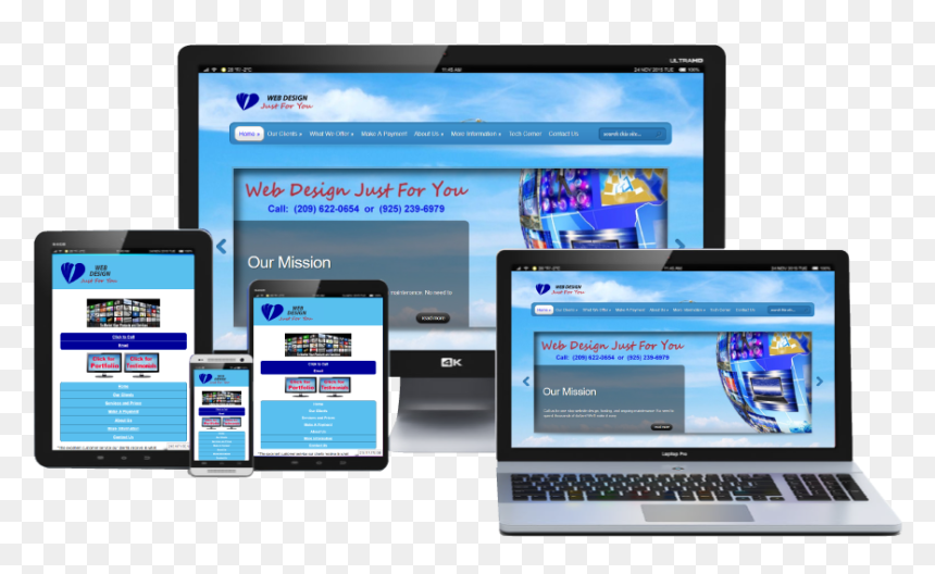 Website Design And Hosting, HD Png Download - responsive web design png banner
