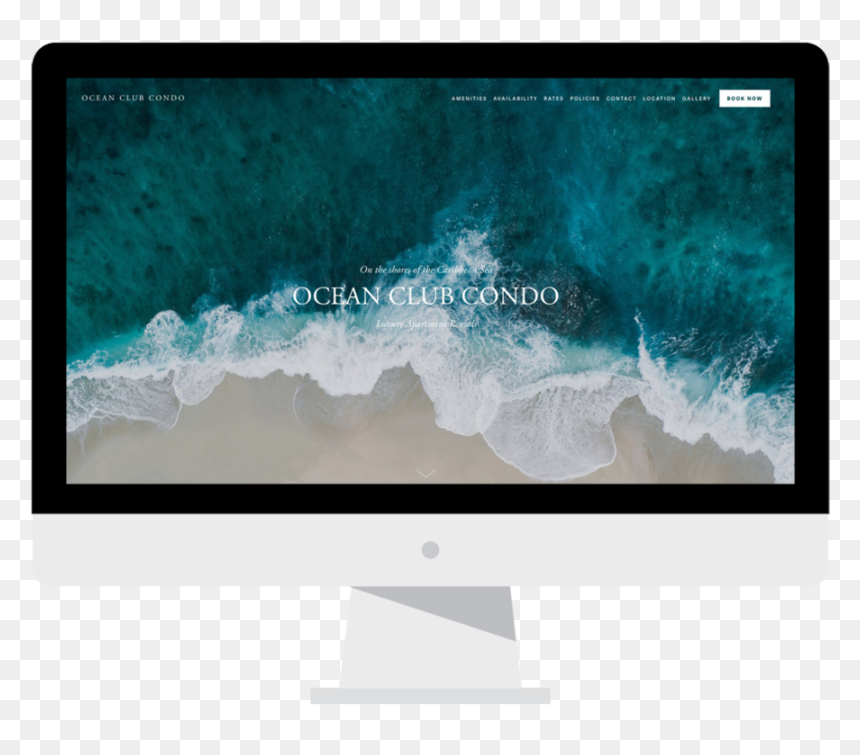 Oceanclubwestcondo Copy - Ocean Riptide, HD Png Download - responsive web design png banner