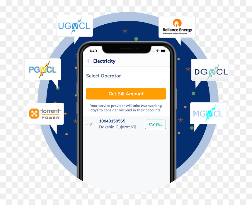 Online Electricity Bill Payment On Cubber - Electricity Bill Payment Online, HD Png Download - bijli png