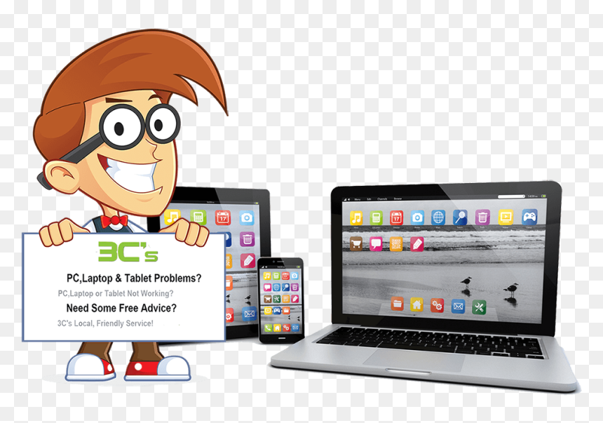 Laptop Smatrp Phone And Tablet Pc M Recovered - Mobile Phone Mp3 Player Tablets, HD Png Download - laptop service png