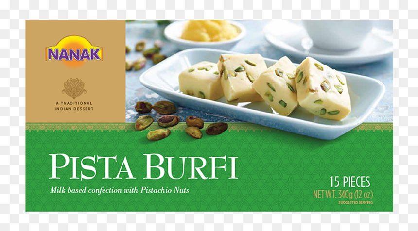 Nanak Pista Burfi, HD Png Download - kaju katli png